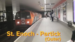 St. Enoch - Partick on the Glasgow Subway (Outer Circle)