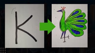 K = pikok art painting, esey Drowing, meetvils art painting #art #meetvils #drawing #craft #viral