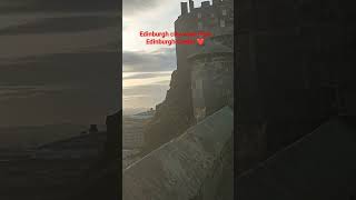 Edinburgh city view from Edinburgh Castle