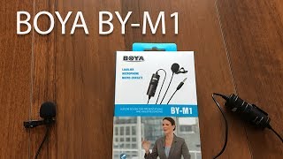 BOYA BY-M1. Петличка для смартфона и камеры