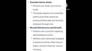 #RequirementOfProtein #notes #Nutrition