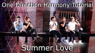 One Direction Harmony Tutorial - Summer Love