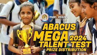 Abacus Mega Talent Test 2024 | Prize Distribution| Montessori High school | Valigonda| TS