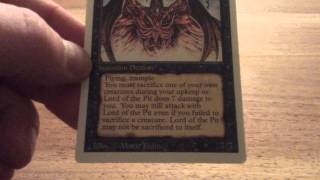 MtG - Magic the Gathering: Lord of the Pit - Vintage - Revised edition - Summon Demon