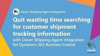 Shipping made easy with Clever Shipping Agent Integration for Dynamics 365 Business Central