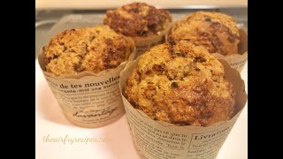 Airfry Maple Brown Sugar Oatmeal Muffin