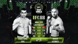 № 11 AHMAD FAWAD ARIA vs MANSUR AZERBIEV BFC 66