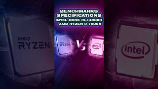 Intel Core i9-14900K vs AMD Ryzen 9 7900X #benchmark #cpu