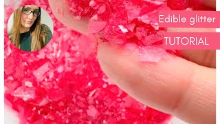 How to make edible glitter - tutorial