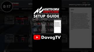 ACC Setup Preset Guide • Assetto Corsa Competizione | #shorts