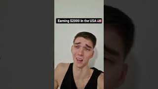 Earning $2000 in USA vs Europe EXPOSED