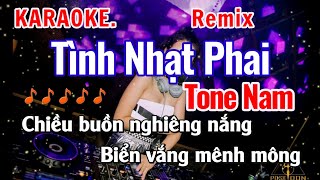 Karaoke Tình Nhạt Phai Tone Nam Remix Cực Bốc | Năm Organ