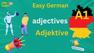 A1🇩🇪 - Vocabulary  | Adjektive  | adjectives & Opposites | #learn #german |  Helmy Academy