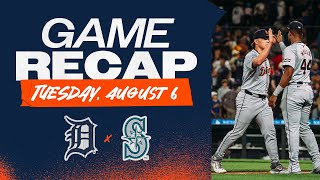 Game Highlights: Keider Montero Holds Down the Mariners, Tyler Holton Shuts the Door | 8/6/2024