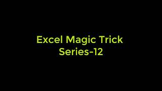 Series-12 Excel Magic Trick Short Video || Excel formula copy from one cell to another cell