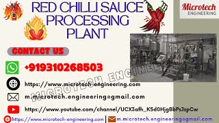 Red Chilli Sauce Processing Plant, Pizza Pasta Sauce Plant, Chatni Plant, Ketchup Processing Plant