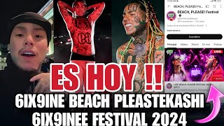 ¡AL FIN LLEGÓ EL DÍA! Tekashi 6ix9ine EN CONCIERTO  el Beach Please Festival 2024, Resuemen de todo.