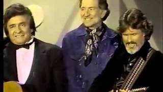 Johnny Cash   Willie Nelson   Kristofferson   Me and Bobby McGee   YouTube