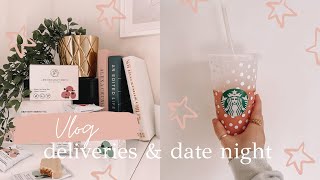 VLOG | DELIVERIES, SECRET PROJECT & DATE NIGHT | EMILY ROSE