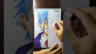 (Anime Vs Realism) Drawing Lance Crown ✨ -Mashle Magic and Muscle 💥 #mashle #drawing #anime