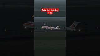 rate this landing#aviation #xplanemobile #flightsimulator #landing #butterlanding