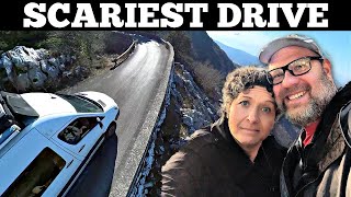 Van Life On The Edge: Terrifying Drive in Montenegro