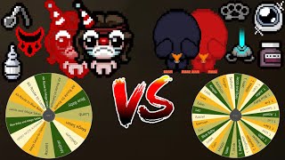 Two BRAINROT GAMERS Race Whatever The Picker Wheel Says (Binding of Isaac)