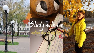 STUDY WITH ME|| online school day #2