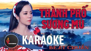 (KARAOKE - BEAT GỐC) Thành Phố Sương Mù - Hoàng Hải (Thần Tượng Bolero 2018)