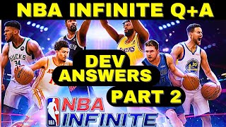 NEW PLAYERS + eSPORTS?  DEV Q&A (PART 2) NBA INFINITE