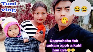 gamvohcha sa leh ankam poh a jong ka ne uve momo2 jong #couple #vlog