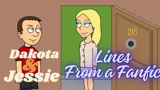 Dakota and Jessie Lines From A Fanfic | #animation #huniepop #story #fanfiction #friendship