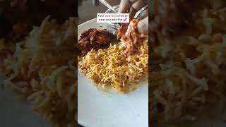 Chicken Biryani 💞 ||food love || cutefoodypanda🐼 #shorts