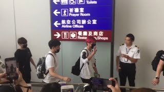 20180730 Wanna One(워너원)Departure At Hong Kong Airport 워너원 공하ㅇ