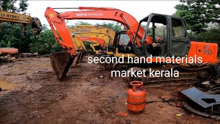 Excavator second hand materials market in kerala #hitachi #jcb #hyundai #malayalam #ernakulam #old