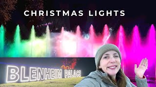 Magical Christmas Lights at Blenheim Palace | Oxfordshire Light Trail Adventure