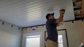 Den Renovation - Recessed Lights Install