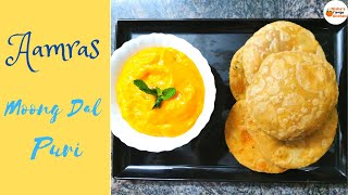 Aamras Puri || Moong Dal Puri ||  Breakfast Recipes || Nisha's Orange Kitchen