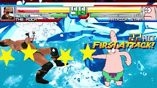 The Rock vs Patrick Star MUGEN