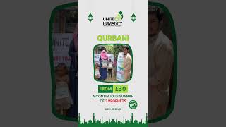 Qurbani – A continuous Sunnah of 3 Prophets – Unite 4 Humanity – 100% Donation Policy