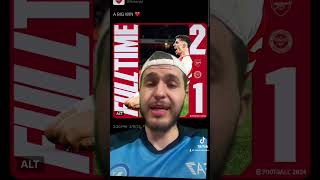 Arsenal 2-1 Brentford POST MATCH REACTION