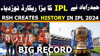 RSH create history in ipl 2024 | RHS vs MI ipl 2024 | ipl records | ipl history records