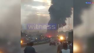 GRAPHIC VIDEO: Fatal Tanker Explosion in Ondo State Claims Multiple Lives