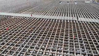 High Rise Building -Biggest slab heavy Reinforcement process in constructions