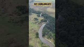 rio caingangues imagens de drone