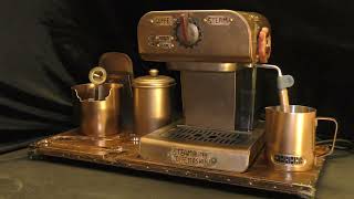 Short SteamPunk Espresso Coffee Machine #Shorts