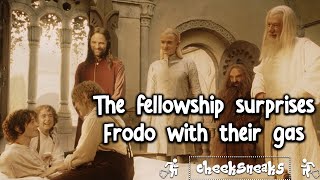 Cheek Sneaks:  LOTR Return of the King (2003) - Frodo Awakes