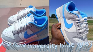 Nike Dunk low university blue gray review