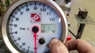 EGT TX1 Tachometer settings demo