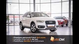 🚗 AutoDel Suceava - Audi Q3 2014: Eleganță și Versatilitate în Mișcare! 🌟✨